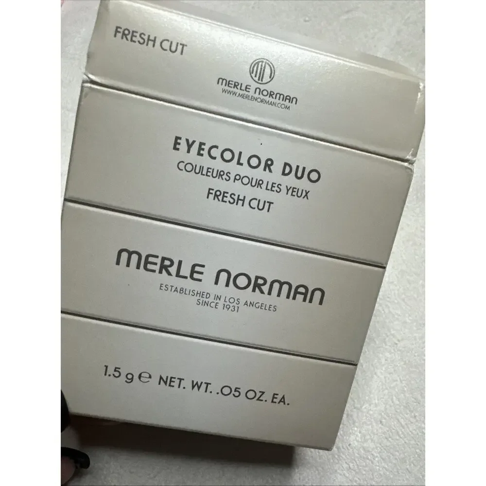 Merle Norman Eyecolor Eyeshadow Duo Matte Fresh Cut Pretty Lily Afternoon Tint